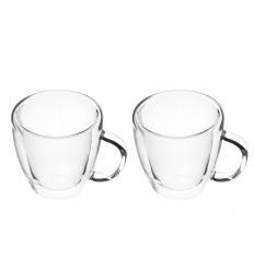 MAKU COFFEE CUP DOUBLE WALLED GLASS 25 CL 2 PCS 283849