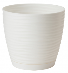 SAHARA Outdoor Pot 3020-011, White, 15CM