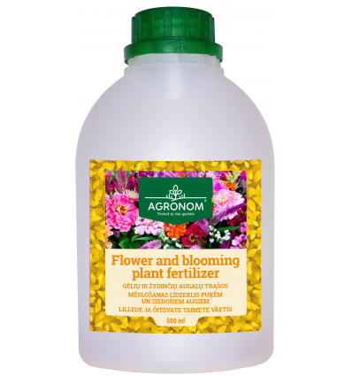 FLOWER AND BLOOMING PLANT FERTILIZER 0,5L