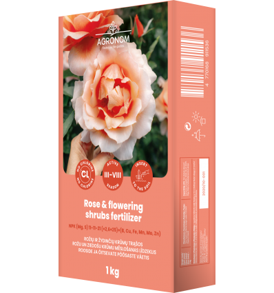ROSE AND FLOWERING SHRUBS FERTILIZER 1 KG
