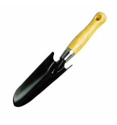 NARROW SHOVEL WITH WOODEN HANDLE