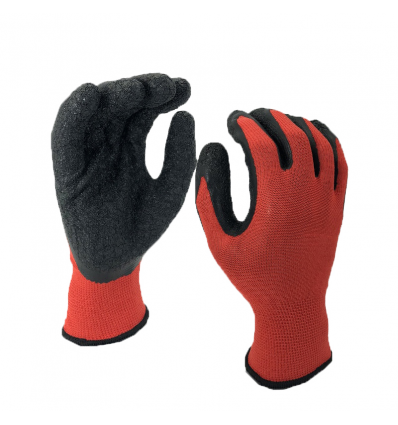 LATEX GLOVES NM1350P-R/BLK, SIZE 9