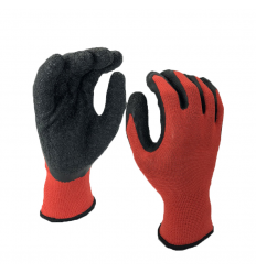 LATEX GLOVES NM1350P-R/BLK, SIZE 10