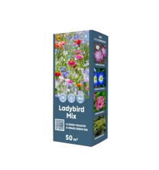 FLOWER MEADOW & GRASS SEEDS MIX LADYBIRD