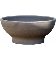 CERAMIC POT, GREY, 30CM