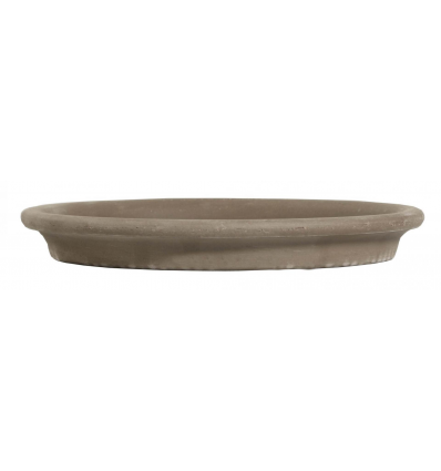 CERAMIC SAUCER, GREY, 24CM