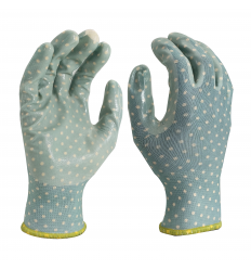 GLOVES WITH NITRILE, NY1350FP-003, SIZE 7
