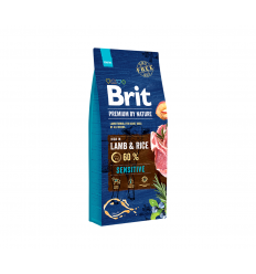 BRIT PREMIUM BY NATURE SENSITIVE LAMB 15KG ŠUNIMS