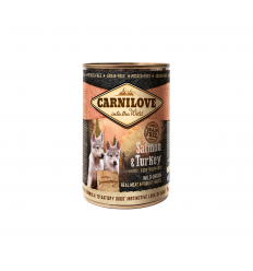 CARNILOVE SALMON&TURKEY CANNED 400G FOR PUPPIES