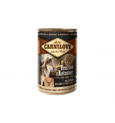 CARNILOVE VENISON&REINDEER CANNED 400G FOR DOGS