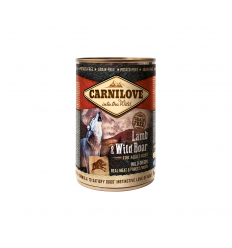 CARNILOVE LAMB&WILD BOAR CANNED 400G FOR DOGS