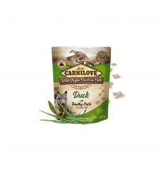 CARNILOVE PATE DUCK WITH TIMOTHY GRASS POUCH 300G FOR DOGS