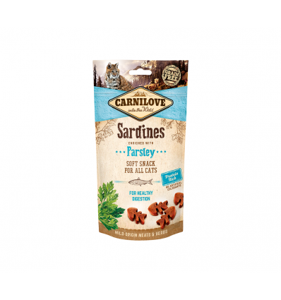 CARNILOVE SNACK SARDINE PARSLEY 85G FOR CATS