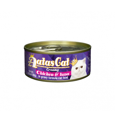 AATAS CHICKEN&TUNA CANNED 80G FOR CATS