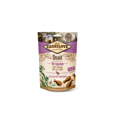 CARNILOVE SNACK QUAIL OREGANO 200G FOR DOGS