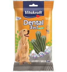 VITAKRAFT SKANĖSTAI DENTAL 3IN1 FRESH MEDIUM 180G 2330892 ŠUNIMS