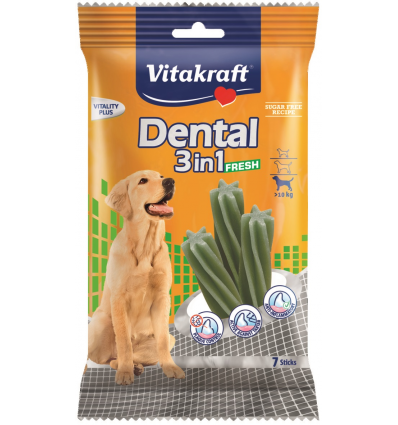 SKANĖSTAI VITAKRAFT DENTAL 3IN1 FRESH MEDIUM 180G ŠUNIMS 2330892