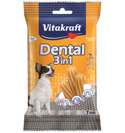 SKANĖSTAI VITAKRAFT DENTAL 3IN1 XS IKI 5 KG 7VNT ŠUNIMS 2330914