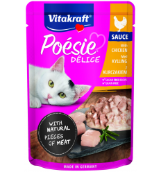 VITAKRAFT POESIE WET FOOD CHICKEN FILLET 85G 2436662 FOR CATS