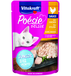 VITAKRAFT POESIE WET FOOD CHICKEN 85G 2436668 FOR JUNIOR CATS