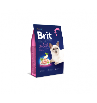 BRIT PREMIUM CAT ADULT CHICKEN 1,5KG KATĖMS