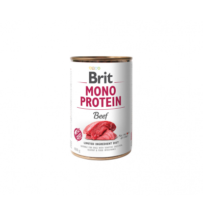 BRIT CARE BEEF MONO PROTEIN KONSERVAI 400G ŠUNIMS