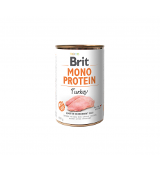 BRIT CARE TURKEY MONO PROTEIN CANNED 400G FOR DOGS