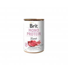 BRIT CARE LAMB MONO PROTEIN KONSERVAI 400G ŠUNIMS