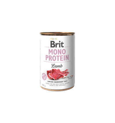 BRIT CARE LAMB MONO PROTEIN KONSERVAI 400G ŠUNIMS