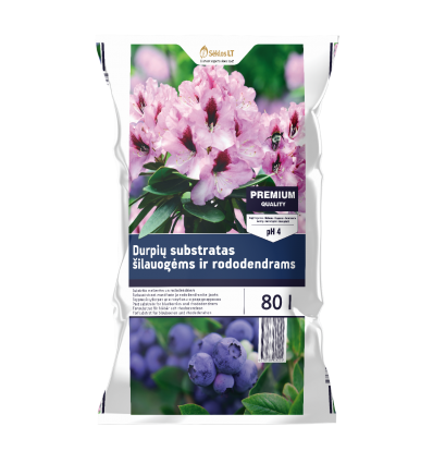 PEAT SUBSTRATE FOR BLUEBERRIES AND RHODODENDRONS 80 L