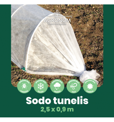 SODO TUNELIS - ŠILTLYSVĖ 2,5X0,9M