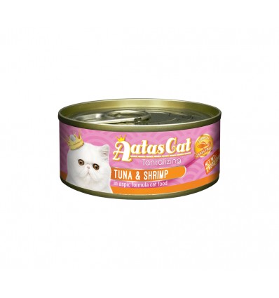 AATAS TUNA&SHRIMP KONSERVAI 80G KATĖMS