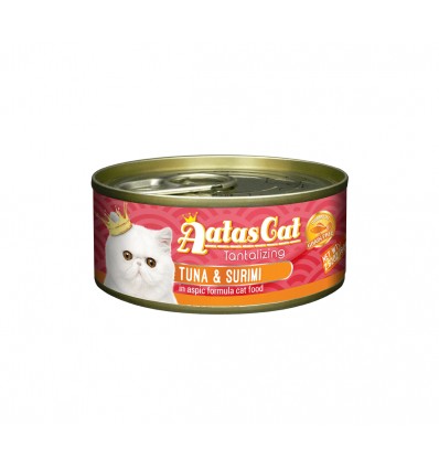 AATAS TUNA&SURIMI CANNED 80G FOR CATS