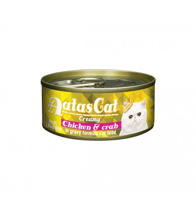 AATAS CHICKEN&CRAB CANNED 80G FOR CATS