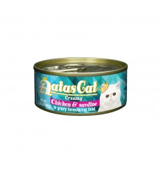 AATAS CHICKEN&SARDINE CANNED 80G FOR CATS