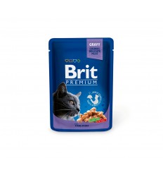 BRIT PREMIUM COD FISH KONSERVAI 100G KATĖMS