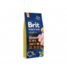 BRIT PREMIUM NATURE JUNIOR M 15KG FOR DOGS