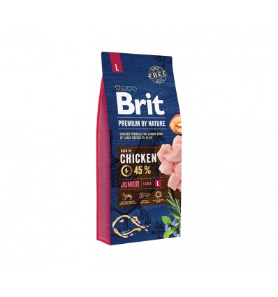 BRIT PREMIUM NATURE JUNIOR L 15KG FOR DOGS