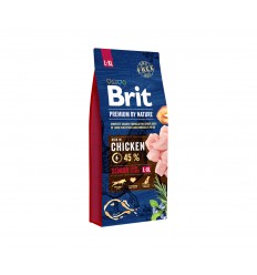 BRIT PREMIUM NATURE SENIOR L/XL 15KG FOR DOGS