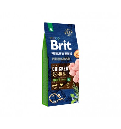 BRIT PREMIUM NATURE ADULT XL 15KG FOR DOGS