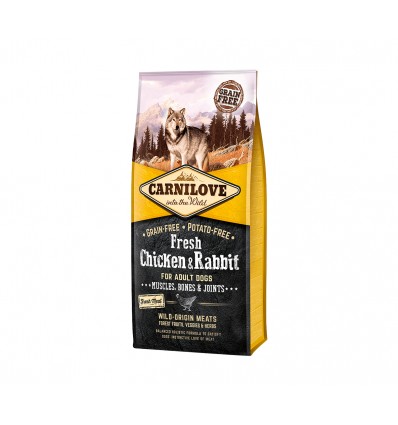 CARNILOVE CHICKEN&RABBIT 12KG FOR DOGS