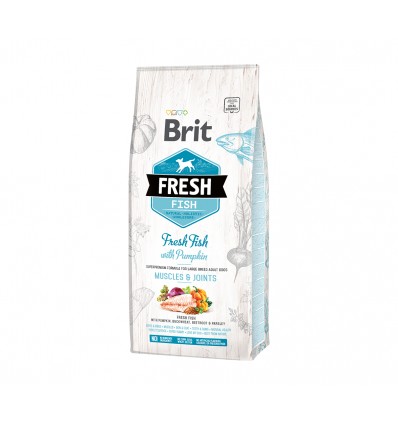 BRIT FRESH FISH ADULT L 12KG ŠUNIMS