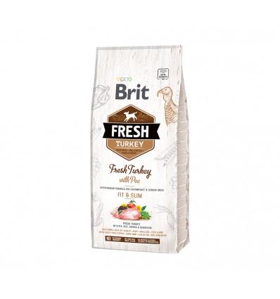 BRIT FRESH TURKEY LIGHT 12KG ŠUNIMS