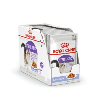 ROYAL CANIN FHN WET 85Gx12 STERILISED IN JELLY KATĖMS