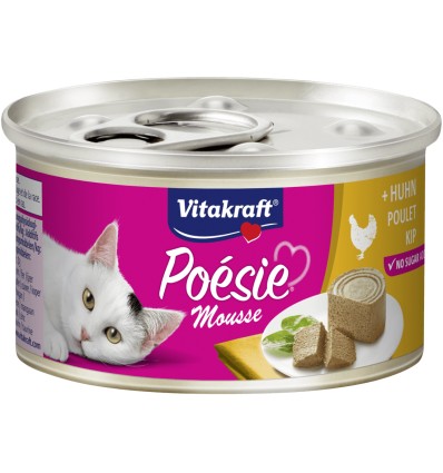 VITAKRAFT POESIE MOUSSE WET FOOD CHICKEN 85G 2439847 FOR CATS