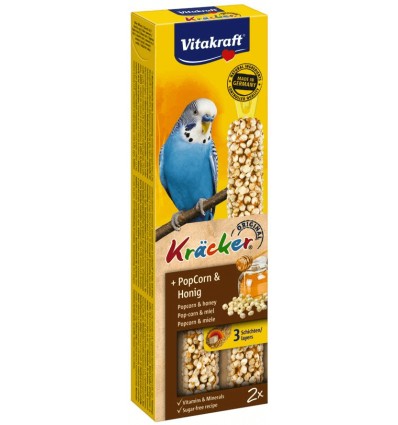 VITAKRAFT KRACKER SNACK POPCORN 2PCS 2121225 FOR PARROTS