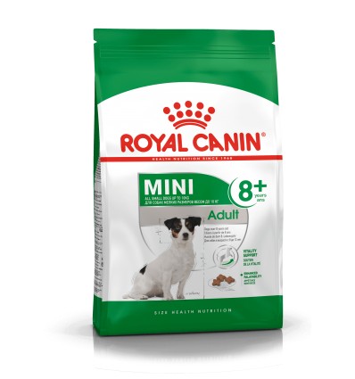 ROYAL CANIN SHN 0,8KG MINI ADULT 8+ FOR DOGS