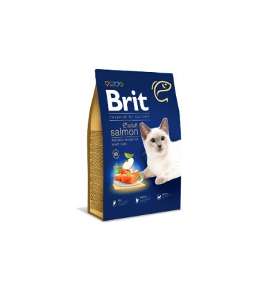 BRIT PREMIUM CAT ADULT SALMON 1,5KG FOR CATS