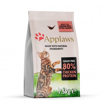 APPLAWS ADULT CHICKEN WITH SALMON 7,5KG FOR CATS 4073