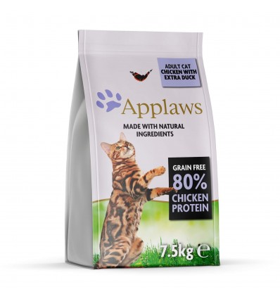 APPLAWS ADULT CHICKEN WITH DUCK 7,5KG FOR CATS 4304ML-A